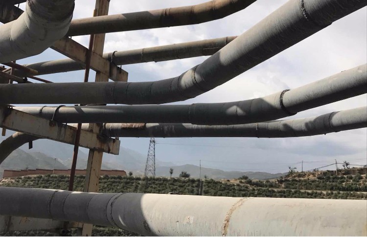 江苏江河机械-广州珠江电厂耐磨管道项目