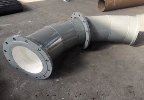 互压自锁焊接式耐磨陶瓷弯头90°的作用